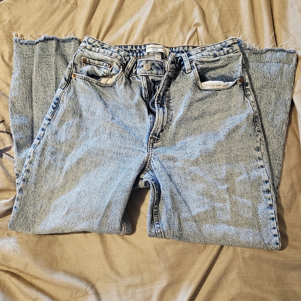 Abercrombie and Fitch Curve Love The Mom High Rise